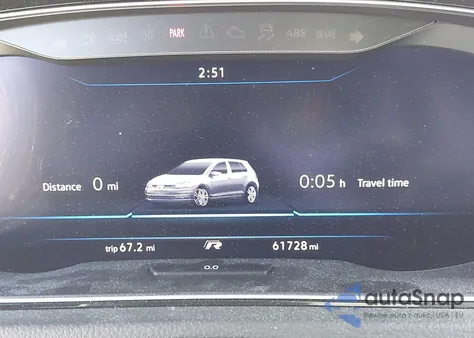 2019 Volkswagen Golf R z USA, uszkodzony, nr VIN WVWVA7AU4KW129579